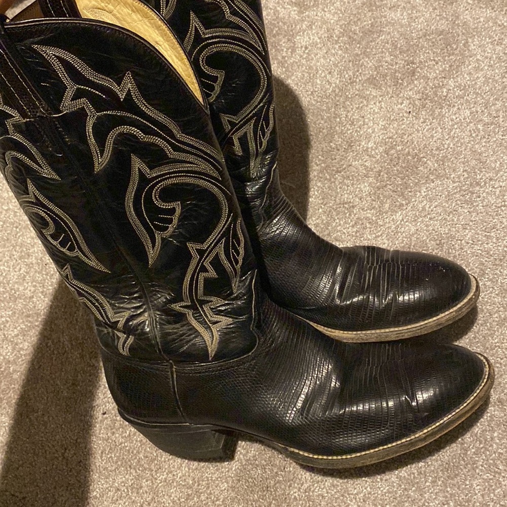 Hondo Vintage Handcrafted Classic Western Boots El Paso TX, Made in Mexico